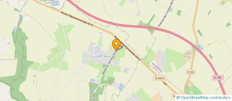 localisation de l'entreprise L'ECALLAISE  ECALLES-ALIX