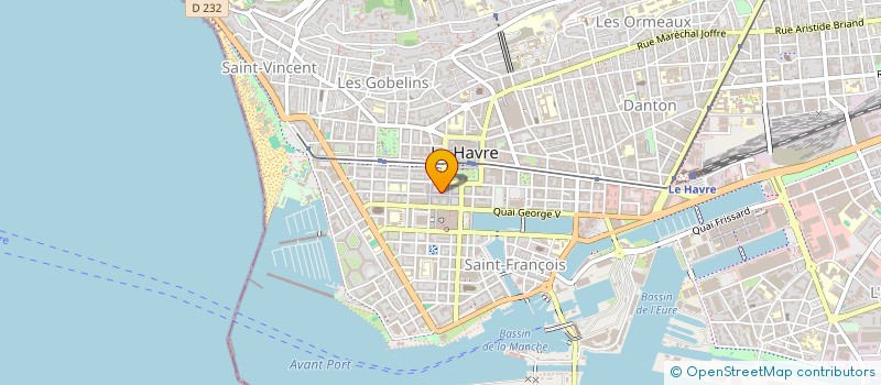 localisation de l'entreprise L'ECARQUILLE  LE HAVRE