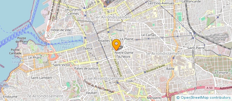 localisation de l'entreprise L'ECART à MARSEILLE