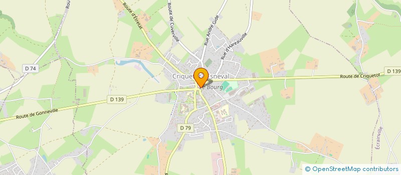 localisation de l'entreprise L'ECAUX DES VINS  CRIQUETOT-L'ESNEVAL