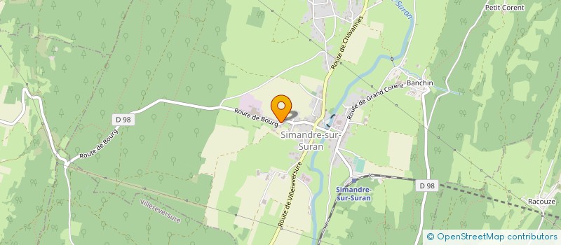 localisation de l'entreprise L'ECHALLIER  SIMANDRE-SUR-SURAN