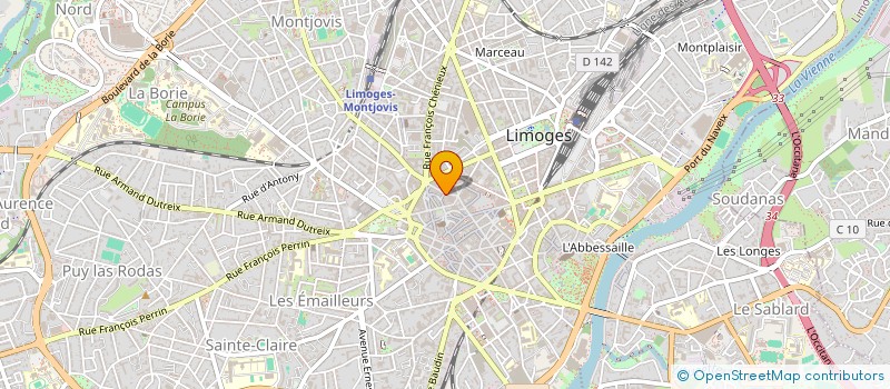 localisation de l'entreprise L'ECHANSON à LIMOGES