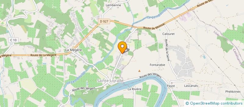 localisation de l'entreprise L'ECHAPEE BELLE  MOISSAC