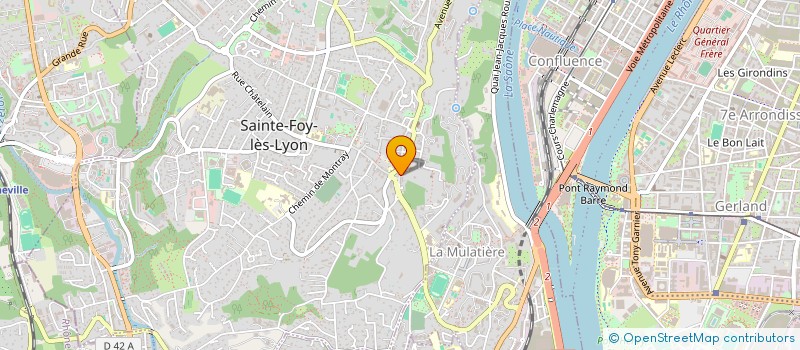 localisation de l'entreprise L ECHAPPEE à SAINTE-FOY-LES-LYON