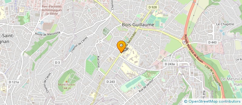 localisation de l'entreprise L'ECHAPPEE à BOIS-GUILLAUME