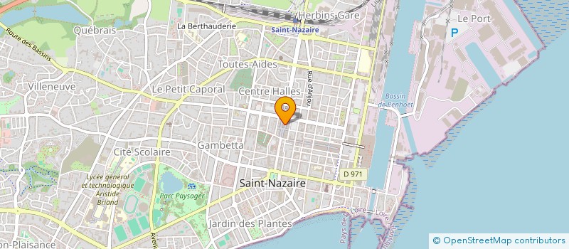 localisation de l'entreprise L'ECHAPPEE ATELIER CYCLES à SAINT-NAZAIRE