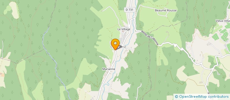 localisation de l'entreprise L ECHAPPEE BELLE  COBONNE