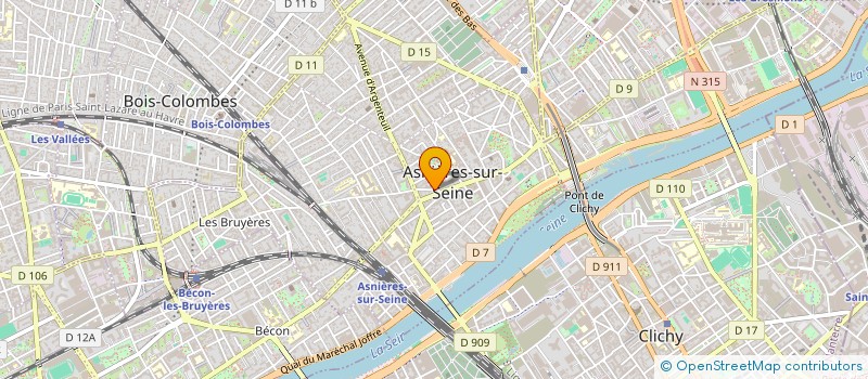 localisation de l'entreprise L'ECHAPPEE BELLE à ASNIERES-SUR-SEINE