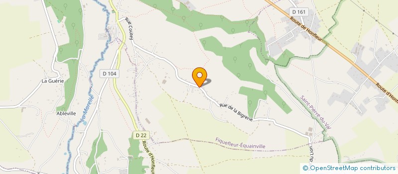 localisation de l'entreprise L'ECHAPPEE BELLE  FIQUEFLEUR-EQUAINVILLE