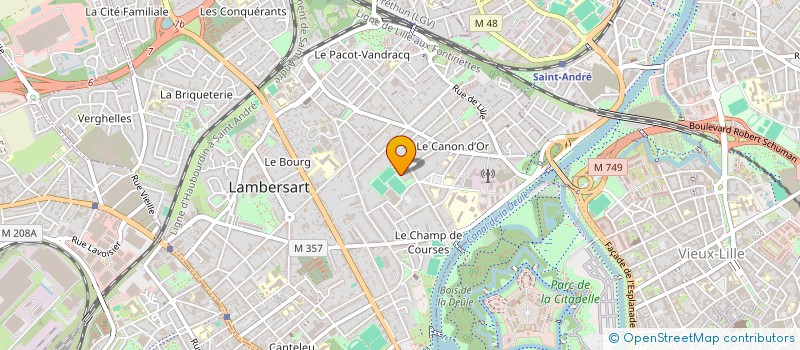 localisation de l'entreprise L'ECHAPPEE BELLE à LAMBERSART