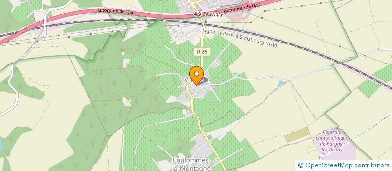 localisation de l'entreprise L'ECHAPPEE BELLE  VRIGNY