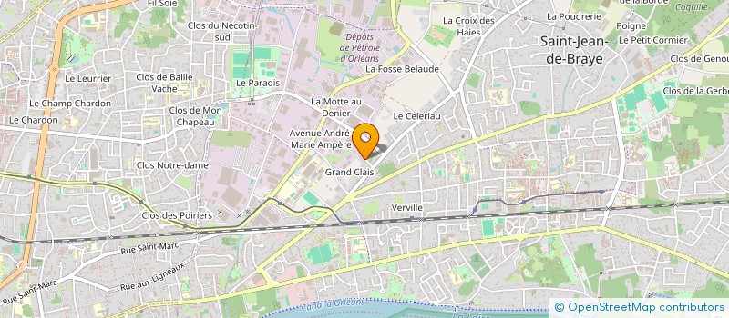 localisation de l'entreprise L'ECHAPPEE BELLE DE LA CROIX DE PIERRE à SAINT-JEAN-DE-BRAYE