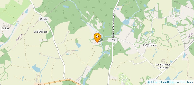 localisation de l'entreprise L'ECHAPPEE BELLE DU BESSAY  AVRILLE