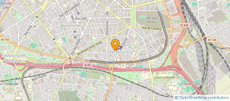 localisation de l'entreprise L ECHAPPEE, COLLECTIF DE LUTTE CONTRE LES VIOLENCES SEXISTES ET SEXUELLES à LILLE