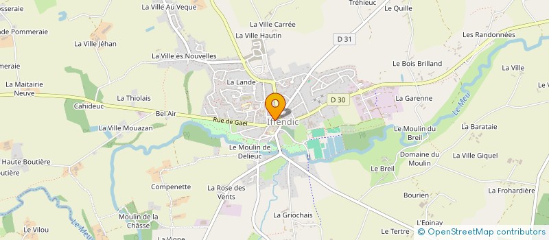 localisation de l'entreprise L'ECHAPPEE DOUCE  IFFENDIC