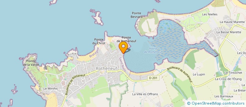 localisation de l'entreprise L'ECHAPPEE MALOUINE à SAINT-MALO