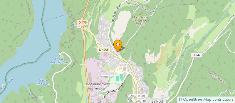 localisation de l'entreprise L'ECHAPPEE MOIRANTINE à MOIRANS-EN-MONTAGNE