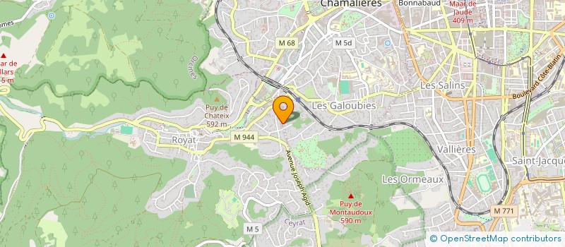 localisation de l'entreprise L'ECHAPPEE SOCIALE à CHAMALIERES