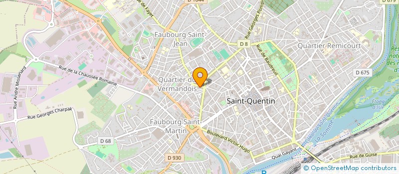localisation de l'entreprise L'ECHAPPEE Z'AISNE à SAINT-QUENTIN