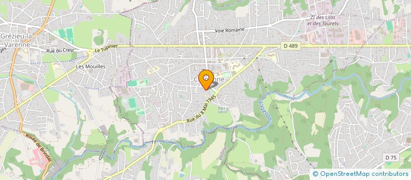 localisation de l'entreprise L'ECHARPE DES GONES  CRAPONNE