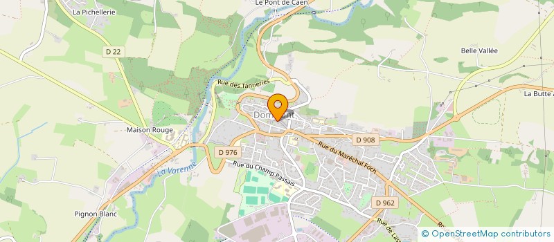 localisation de l'entreprise L ECHAUGUETTE à DOMFRONT-EN-POIRAIE