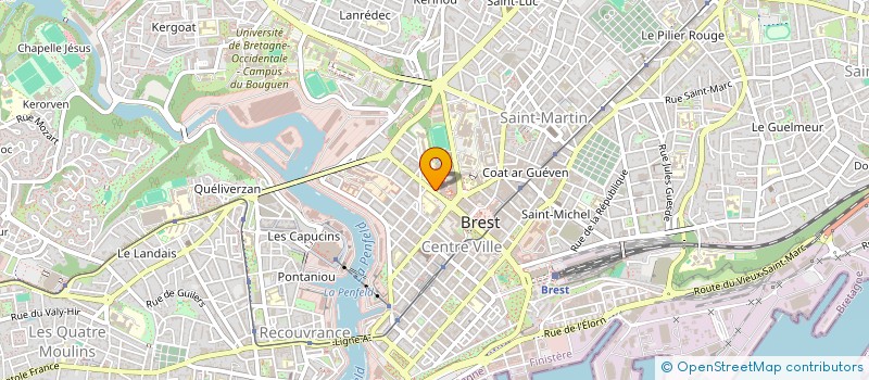 localisation de l'entreprise L'ECHELLE à BREST