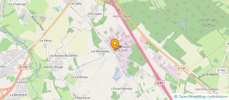 localisation de l'entreprise L'ECHELLE à LE BIGNON