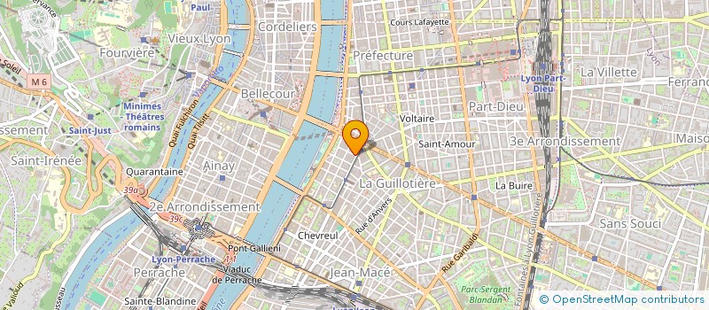 localisation de l'entreprise L'ECHELLE  OULLINS-PIERRE-BENITE