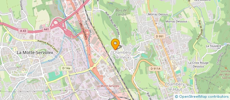 localisation de l'entreprise L'ECHELLE BLEUE  ENTREMONT-LE-VIEUX