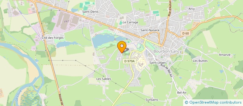 localisation de l'entreprise L'ECHENAULT à BOURBON-LANCY