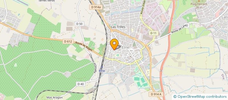 localisation de l'entreprise L'ECHIQUIER ACVI  ELNE