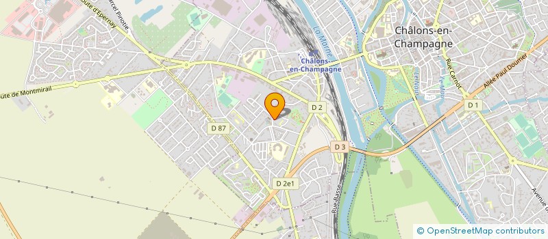 localisation de l'entreprise L'ECHIQUIER CHALONNAIS  CHALONS-EN-CHAMPAGNE