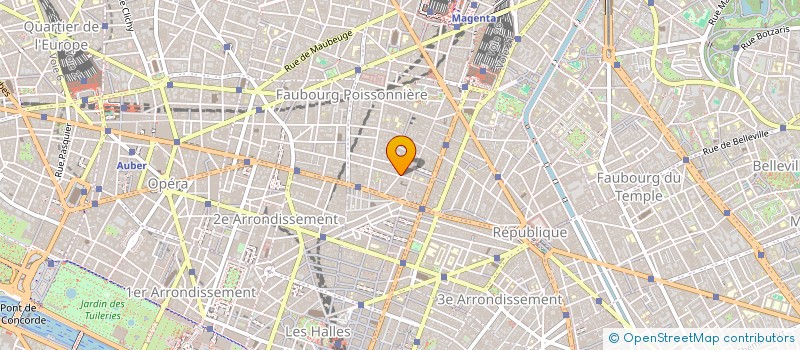 localisation de l'entreprise L'ECHIQUIER DE LA FORME  PARIS