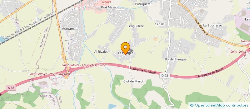 localisation de l'entreprise L'ECHIQUIER DE LA POINTE - SAINT SULPICE à SAINT-SULPICE-LA-POINTE
