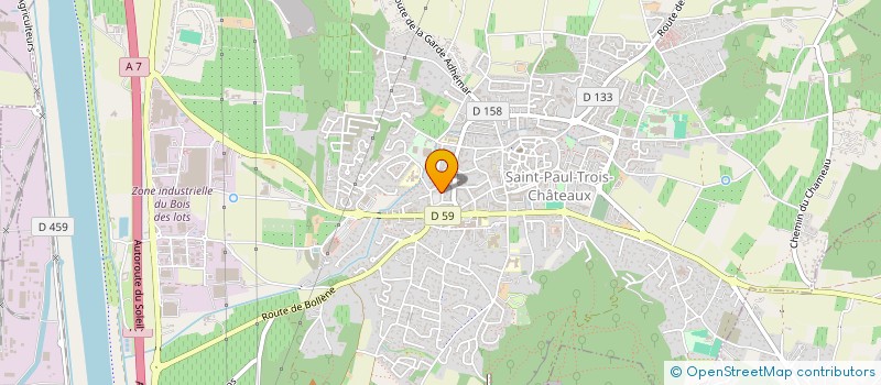 localisation de l'entreprise L'ECHIQUIER DES TROIS CHATEAUX  SAINT-PAUL-TROIS-CHATEAUX