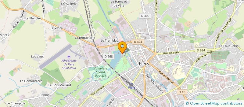 localisation de l'entreprise L ECHIQUIER DU BOCAGE FLERS-BRIOUZE à FLERS