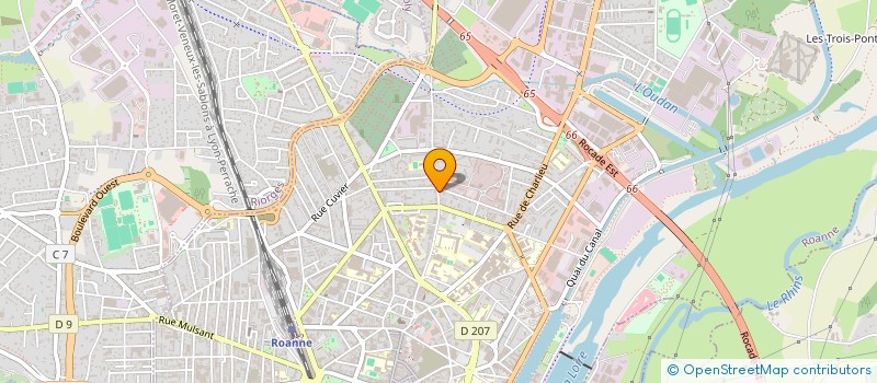 localisation de l'entreprise L'ECHIQUIER DU ROANNAIS  ROANNE