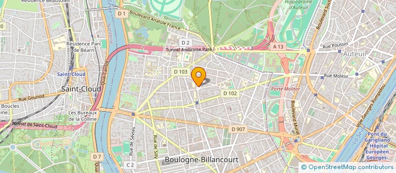 localisation de l'entreprise L ECHIQUIER EN HERBE à BOULOGNE-BILLANCOURT