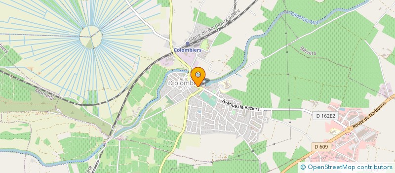 localisation de l'entreprise L ECHIQUIER LA DOMITIENNE COLOMBIERS-MARAUSSAN à COLOMBIERS