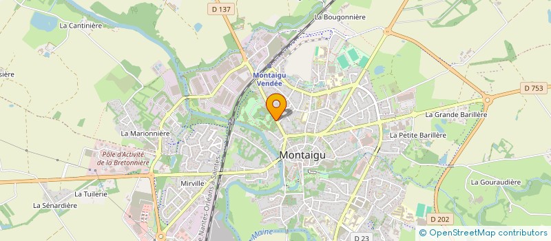 localisation de l'entreprise L'ECHIQUIER MONTACUTAIN à MONTAIGU-VENDEE