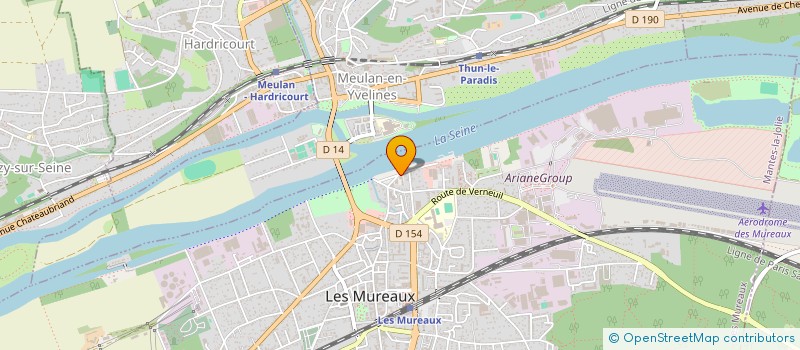 localisation de l'entreprise L'ECHIQUIER MURIAUTIN à LES MUREAUX