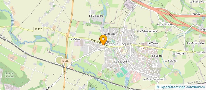 localisation de l'entreprise L ECHIQUIER VEZINOIS  VEZIN-LE-COQUET