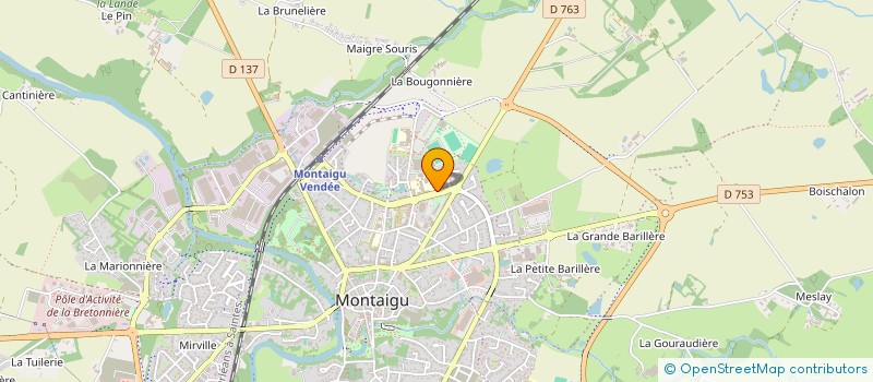 localisation de l'entreprise L'ECHO à MONTAIGU-VENDEE