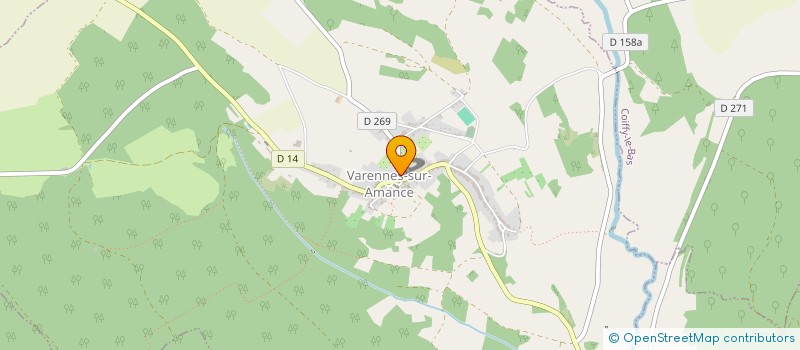 localisation de l'entreprise L'ECHO à VARENNES-SUR-AMANCE