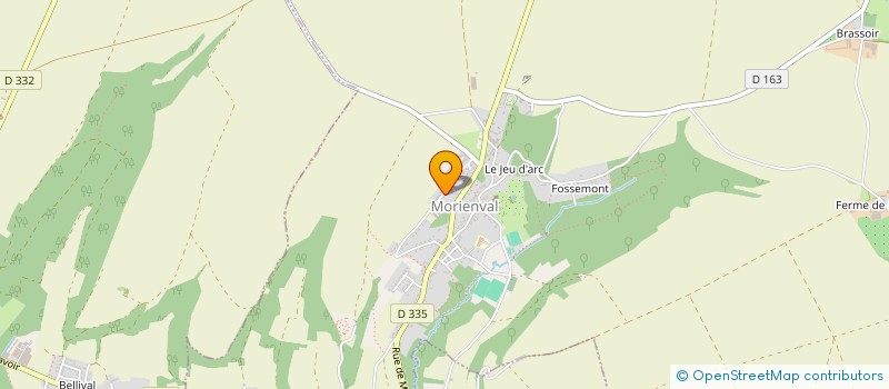 localisation de l'entreprise L ECHO DE LA VALLEE DE L AUTOMNE  MORIENVAL