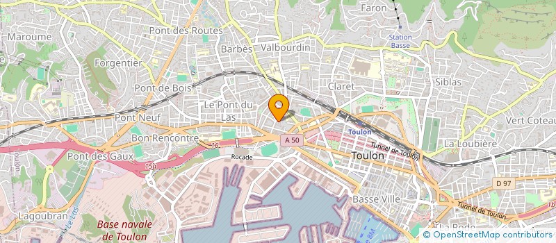 localisation de l'entreprise L ECHO DES BASTIDES  TOULON