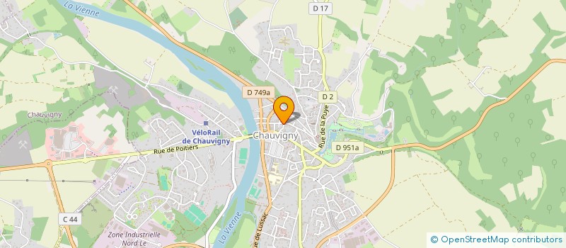 localisation de l'entreprise L ECHO DES CHOUCAS  CHAUVIGNY