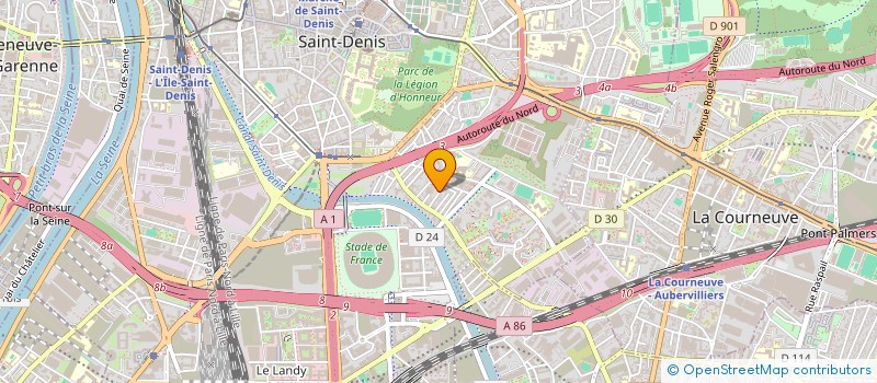 localisation de l'entreprise L ECHO DES CITES CENTRE DE DOCUMENTATION ET DE RECHERCHE SUR LES LUTTES DE L IMMIGRATION ET DES BANLIEUES à SAINT-DENIS
