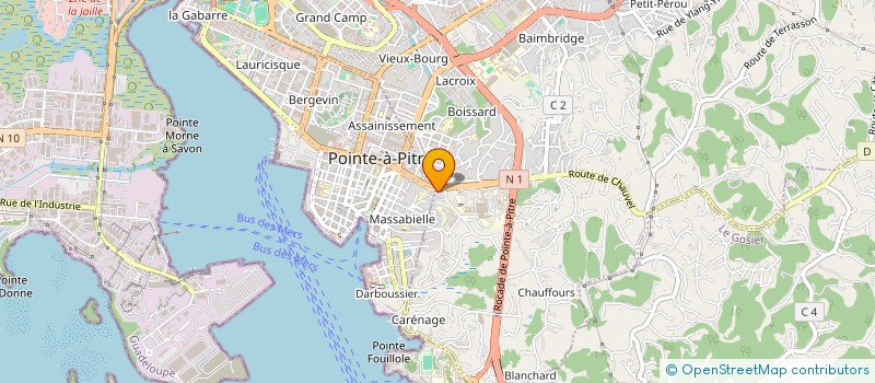 localisation de l'entreprise L'ECHO DES COLIBRIS N. 1126  LES ABYMES