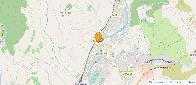 localisation de l'entreprise L'ECHO DES HAUTS CANTONS à BEDARIEUX